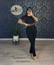 شلوار کمر دار زنانه