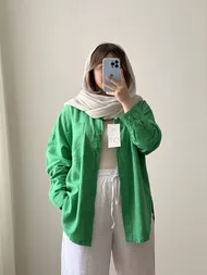 شومیز سبز زارا