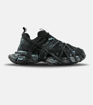 کفش کتانی مردانه مشکی آبی BALENCIAGA 3Xl Exteme Laces مدل 7754