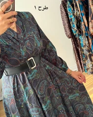 پیراهن مزونی ساتن مهناز