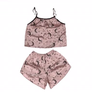 ست تاپ و شلوارک طرح ماه و ستاره 200