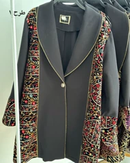 مانتو کتی سوزندوزی تک دگمه