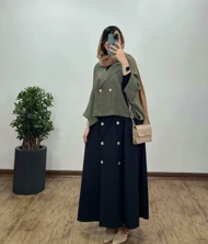 ست کت کوک دوزی و دامن بابونه 1