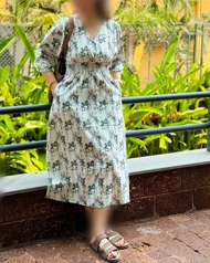 پیراهن ساحلی لوندر