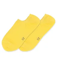 جوراب قوزکی فانی ساکس ساده طیف زرد کد 4000