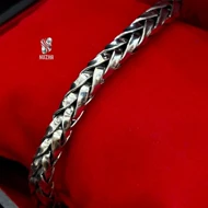 دستبندنقره مردانه کدdm1007