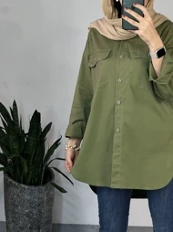 مانتو جین رنگی چشمه 1