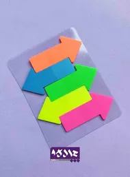 استیک نت نئونی طرح فلش