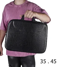 کیف اداری چرم پرسی مدل ایستاده 2061