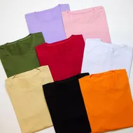 تیشرت لانگ ساده مدادرنگی کد 630