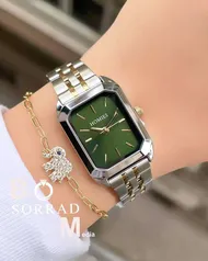 ساعت هومیس زنانه | بند استیل صفحه مربعی