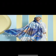 روسری نخ گارزا آبی