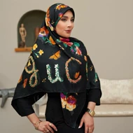 روسری ابریشم ژاکارد (قواره 140) 30153
