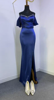 پیراهن ساتن مرواریدی