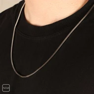 گردنبند نقره مردانه ماری کد 0251231