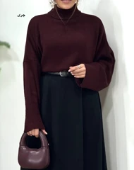 پلیور بافت یقه اسکی وانیا 5