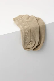 جوراب مچی طرح برجسته لوزی زنانه