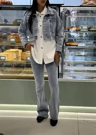 کت کراپ جین 4003