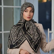 روسری Calvin Klein ابریشم دور دست دوز (قواره 120) 30148