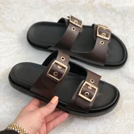 اسلیپر زنانه زارا (ZARA) مدل آرامیس رنگ قهوه‌ای