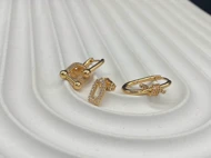 پک گوشواره نقره ای