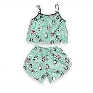 ست تاپ و شلوارک طرح پاندا 004