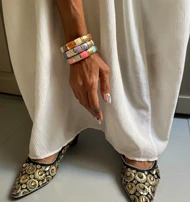 بنگل فشن میناکاری شیاردار وارداتی