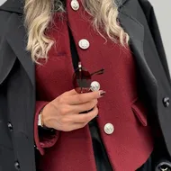 کت فوتر لنیا زرشکی