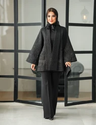 ژاکارد آستین کلوش نوار دوزی