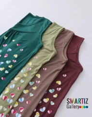 تاپ چین‌دار قلبی