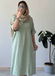 پیراهن مانتویی نلین