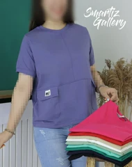 تی‌شرت دو جیب زنانه