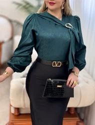 شومیز ساتن سگک دار 2963