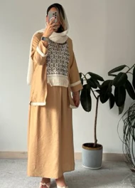 مانتو دامن سوزن دوزی
