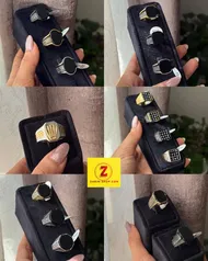 انگشتر مردانه استیل