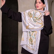 شال ابریشم ژاکارد هرمس جواهر 20191
