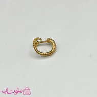 پیرسینگ گوش طرح مارپیچ طلایی
