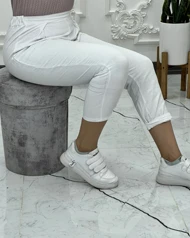 شلوار الیاف خمره ای 1279