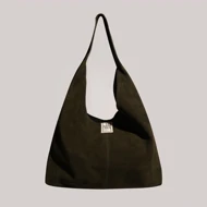 کیف دستی چرم مدل nora (moss)