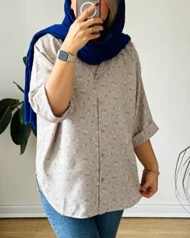شومیز مانتویی گلبرگ 1