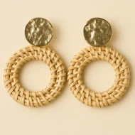 گوشواره حصیری مینیمال B 80103