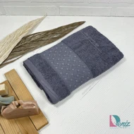 حوله دستی طرح کارولین رنگ نوک مدادی