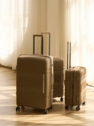 چمدان رزمری مدل Rose Merry RL-477-3S سایز بزرگ نسکافه ای