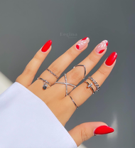پک ضربدری نگینی