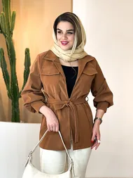 کت چرم عروسکی شکلاتی 120401