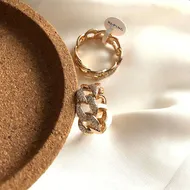 انگشتر کارتیر نگین‌دار برند ژوپینگ