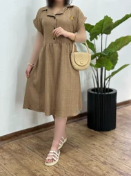 پیراهن عروسکی گلدوزی