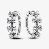 گوشواره حلقه‌ای پاپیونی درخشان پاندورا
