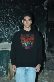 هودی مشکی اسپرت طرح Van Hallen - فواصل