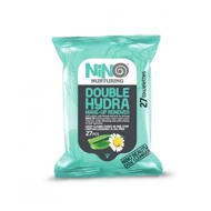 دستمال مرطوب پاک کننده آرایش آلوئه ورا نینو 27 عددی